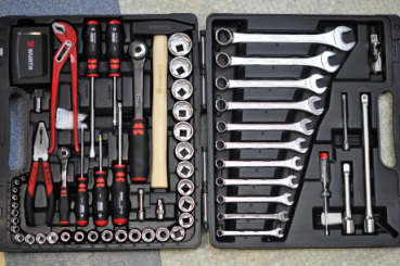 Werkzeugkoffer komplett Set 93 teilig